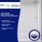Kenney Mfg Microban Protected Heavyweight PEVA Shower Liner, 70in W x 72in H, Clear MB61168 - alternate 4